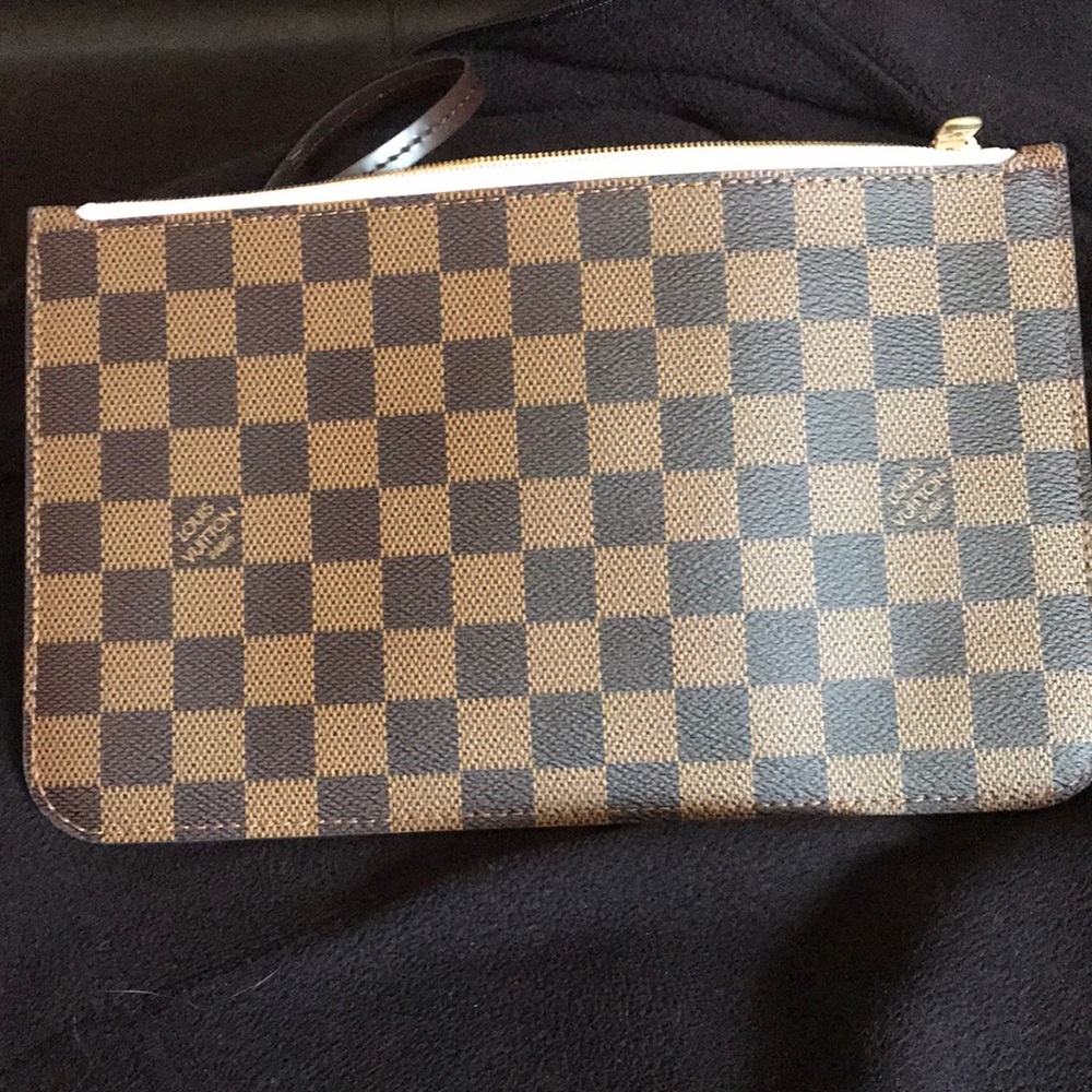 Louis Vuitton Damien Ebene Pouch 100% Authentic